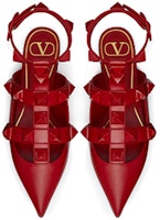 (W) Valentino Zapatillas Planas de Ballet de Piel Tachonadas 'Rojo' WW2S0BY5GWIJU5 Shop (W) Valentino Zapatillas Planas de Ballet de Piel Tachonadas 'Rojo' WW2S0BY5GWIJU5