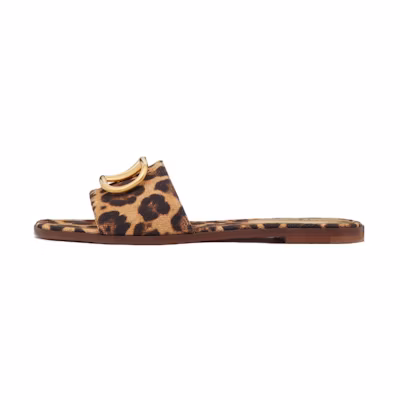 (W) Valentino Canvas Slide 'Tan Print'