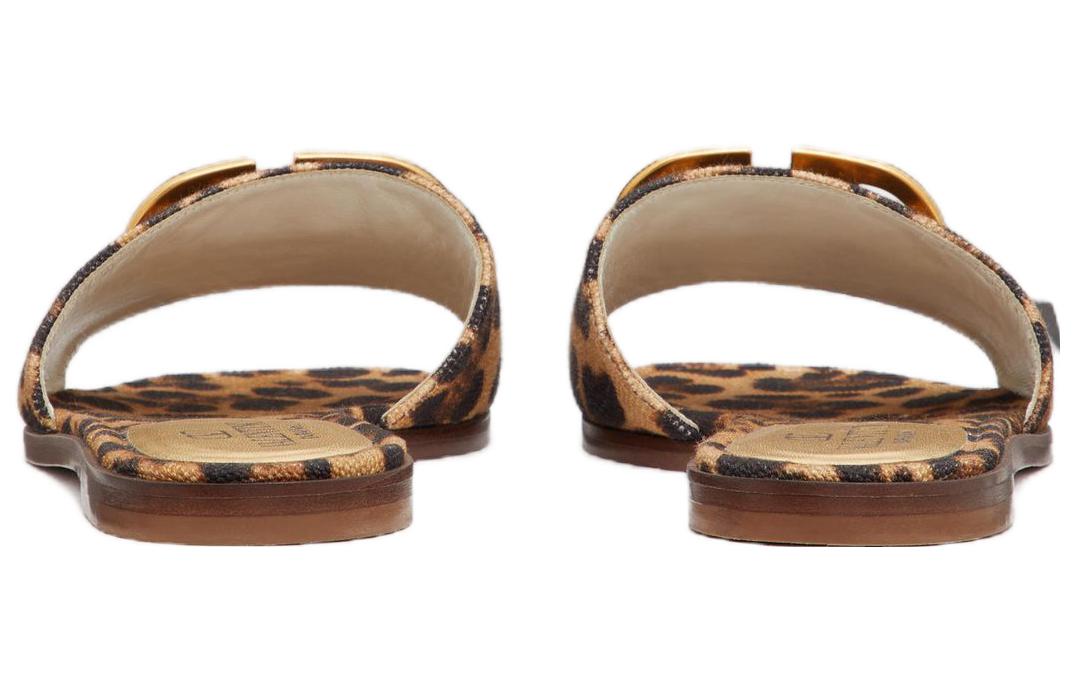 (W) Valentino Canvas Slide 'Tan Print' 圖 4