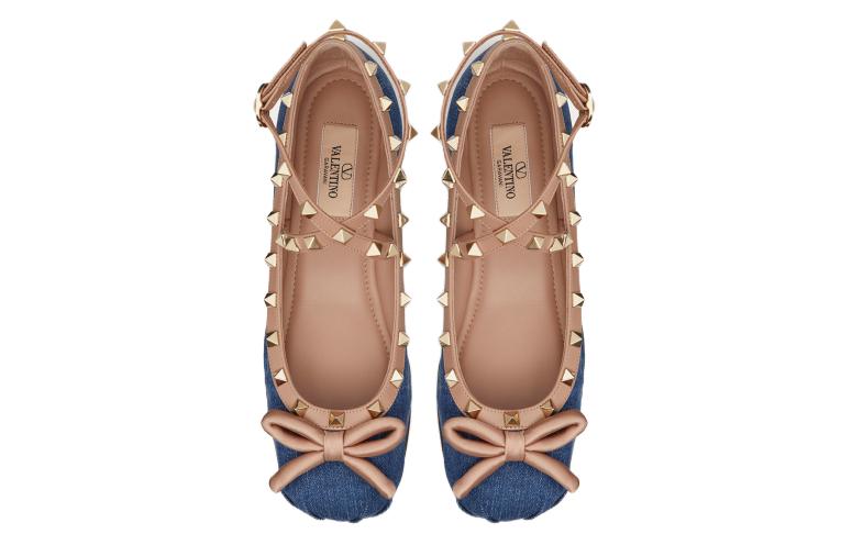 Lookbook 華倫天奴 舒適時尚 休閒單鞋 女款 藍色