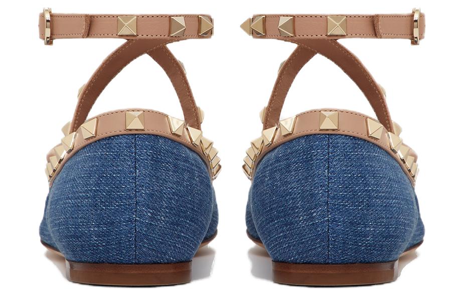 Shop 華倫天奴 舒適時尚 休閒單鞋 女款 藍色