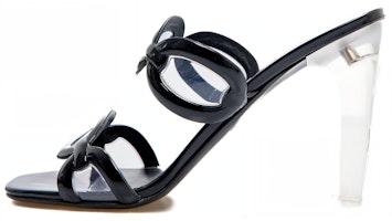 (Women) Valentino Chain Open Toe Sandals 'Black' 2W2S0GH5LMYES7 (Women) Valentino Chain Open Toe Sandals 'Black' 2W2S0GH5LMYES7
