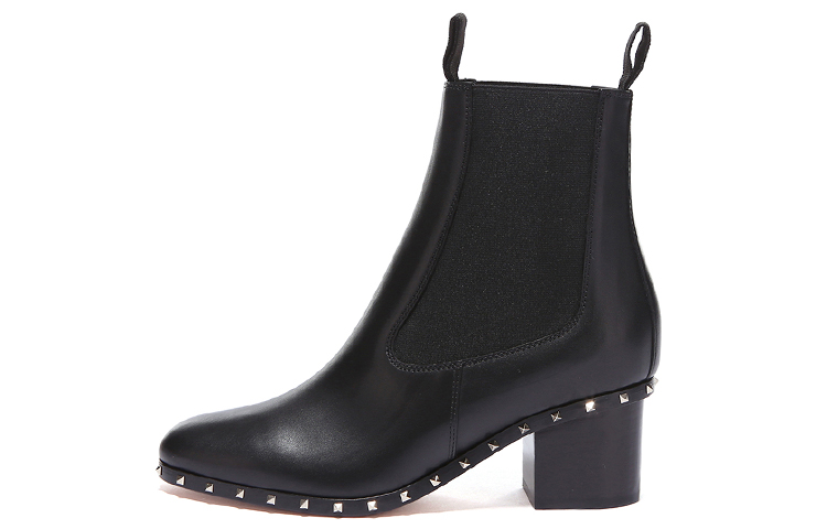 (W) Valentino Chelsea Boot 'Black Studs'