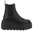 Order (W) Valentino But Hitam Chunky Sole Ankle Platform Boot WW2S0AP7RBJ-0NO