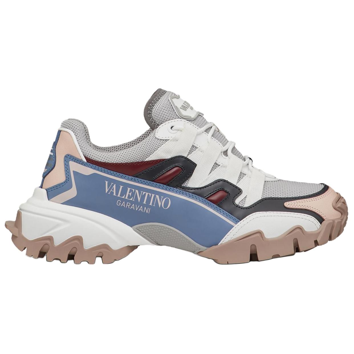 (W) Valentino Climber 'White Blue Patchwork' 圖 2