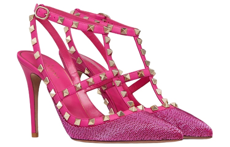 (W) Valentino Espadrilles 'Pink Embroidery Studs' 圖 2