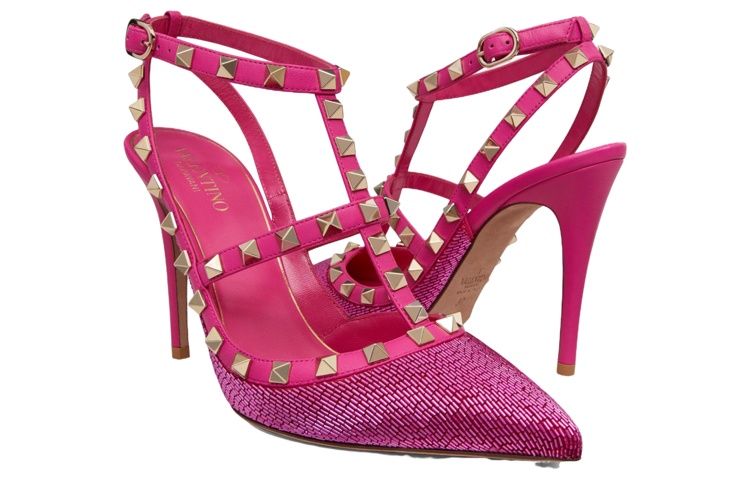 (W) Valentino Espadrilles 'Pink Embroidery Studs' 圖 3