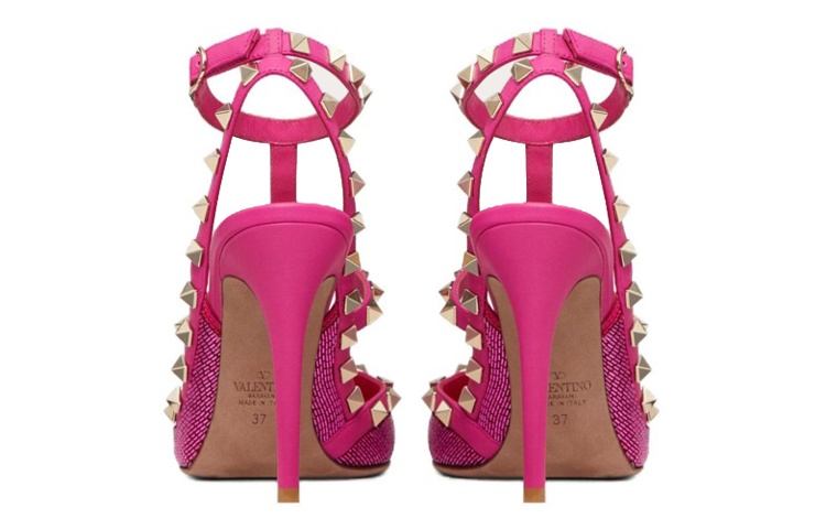 (W) Valentino Espadrilles 'Pink Embroidery Studs' 圖 5