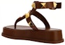 Lookbook (W) Sandal Fesyen Valentino 'Coklat' XW2S0DL0HBEL94
