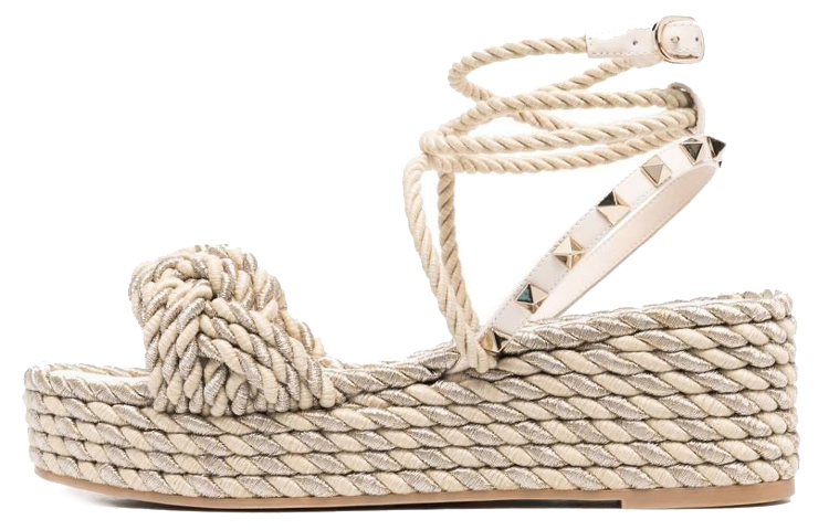 (W) Valentino Fashion Sandal 'Light Ivory'