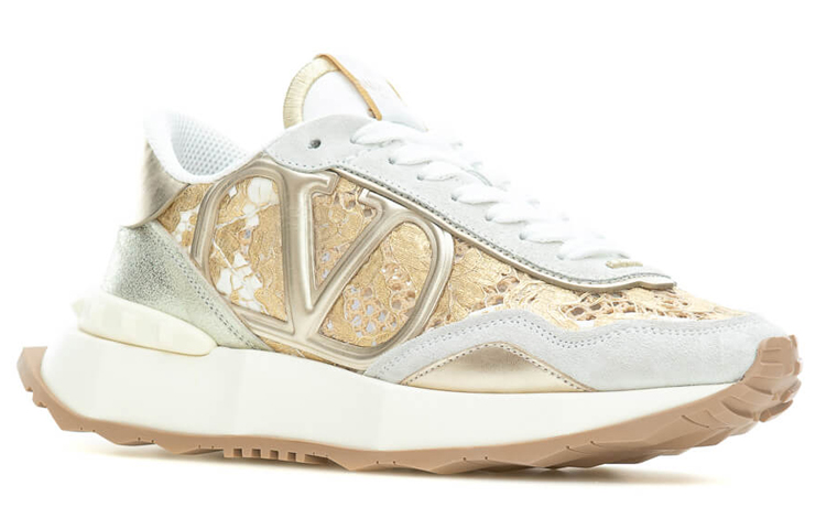 (W) Valentino Fashion Strap Low 'Gold' 圖 3