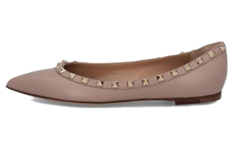 (Women) Valentino Flat Boat 'Nude' 3W2S0403VODP45