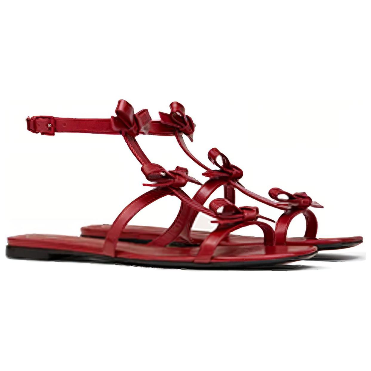 (W) Valentino Flat Sandal 'French Bow Red' 圖 3