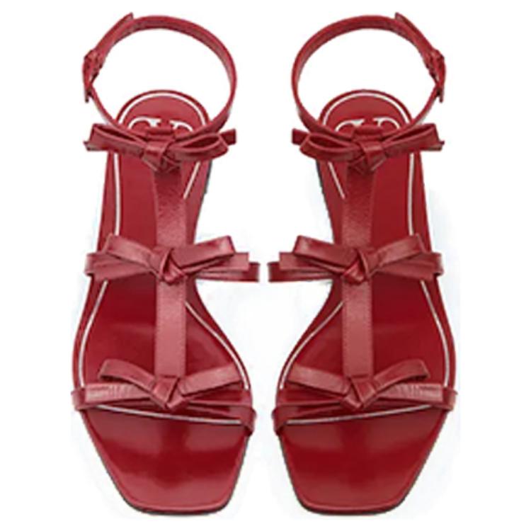 (W) Valentino Flat Sandal 'French Bow Red' 圖 5