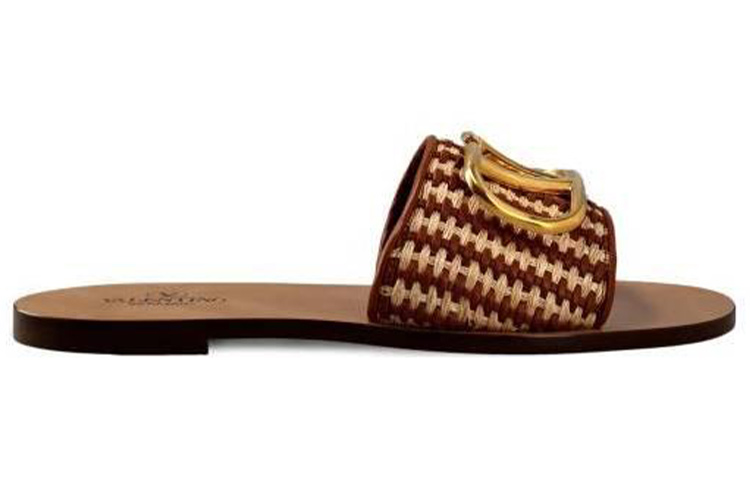(W) Valentino Flat Slide 'Fashion Brown' 圖 2