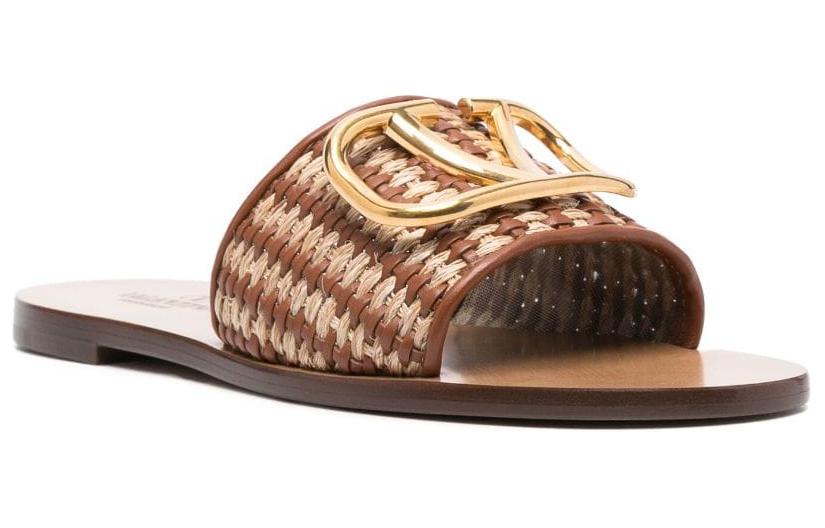 (W) Valentino Flat Slide 'Fashion Brown' 圖 3