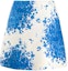 Buy (W) 발렌티노 플로럴 사이드지퍼 A라인 캐주얼 스커트 - 블루 UB3RA6M55LTAB8
