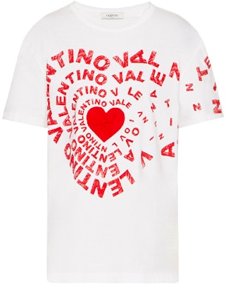 (W) Valentino FW21 Amore Heart Print Tee Putih Edisi Terhad 七夕. WB3MG14L6KRA33 Order (W) Valentino FW21 Amore Heart Print Tee Putih Edisi Terhad 七夕. WB3MG14L6KRA33