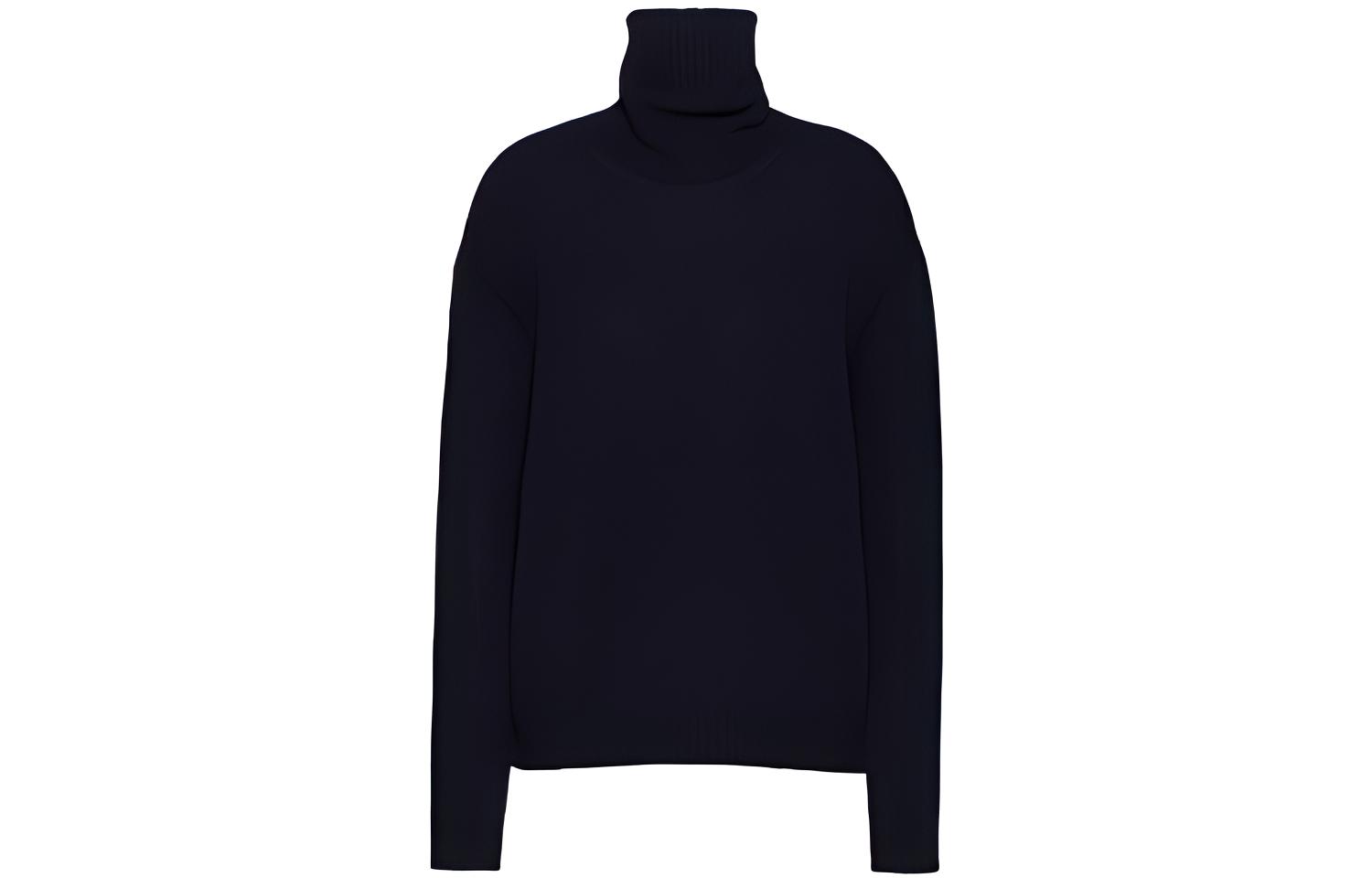 (Women) Valentino FW21 Black Logo Cashmere Sweater WB3KCC276MF598