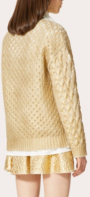 (W) Valentino FW21 Baju Sejuk Crewneck Wool Emas. WB0KC27N6SPL01 Purchase (W) Valentino FW21 Baju Sejuk Crewneck Wool Emas. WB0KC27N6SPL01