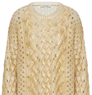 (W) Valentino FW21 Baju Sejuk Crewneck Wool Emas. WB0KC27N6SPL01 Cheap (W) Valentino FW21 Baju Sejuk Crewneck Wool Emas. WB0KC27N6SPL01