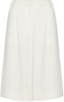 (Women) Valentino FW21 Loose Solid Wide-Leg Shorts Ivory White WB3RD0951MMA03 (Women) Valentino FW21 Loose Solid Wide-Leg Shorts Ivory White WB3RD0951MMA03
