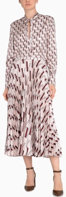 (W) Falda Maxi Casual Plisada con Estampado Floral Multicolor Valentino FW21 Mujer. TB3RA5K454RP45 Lookbook (W) Falda Maxi Casual Plisada con Estampado Floral Multicolor Valentino FW21 Mujer. TB3RA5K454RP45