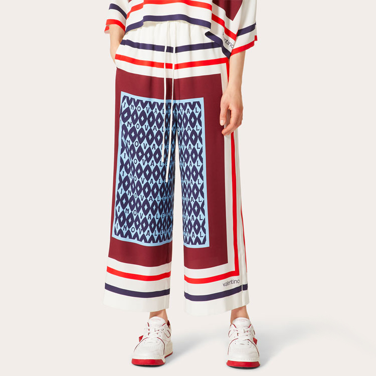 Lookbook (W) Valentino FW21 印花斜紋休閒褲 WB3RB4D46JGC49