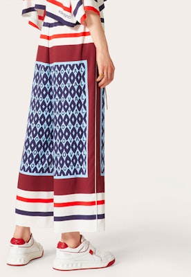 (W) Valentino FW21 印花斜紋休閒褲 WB3RB4D46JGC49 Shop (W) Valentino FW21 印花斜紋休閒褲 WB3RB4D46JGC49