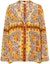 Buy (W) 발렌티노 FW22 반다나 프린트 쉬폰 긴팔 셔츠 멀티컬러. 1B3AB3W67BH7BD