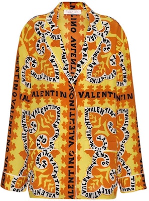 (W) 발렌티노 FW22 반다나 프린트 쉬폰 긴팔 셔츠 멀티컬러. 1B3AB3W67BH7BD Order (W) 발렌티노 FW22 반다나 프린트 쉬폰 긴팔 셔츠 멀티컬러. 1B3AB3W67BH7BD