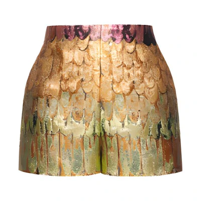 (Women) Valentino FW22 Patterned Print Casual Shorts Multicolor 2B3RF2A07LRM12