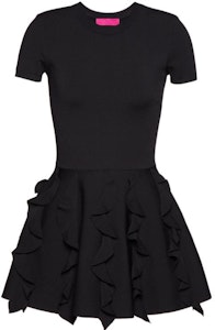 (W) 발렌티노 FW22 슬림핏 솔리드 블랙 크루넥 반팔 드레스. 1B0KD09A7K30NO Buy (W) 발렌티노 FW22 슬림핏 솔리드 블랙 크루넥 반팔 드레스. 1B0KD09A7K30NO