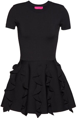 (W) Valentino FW22 修身純黑圓領短袖連衣裙. 1B0KD09A7K30NO Buy (W) Valentino FW22 修身純黑圓領短袖連衣裙. 1B0KD09A7K30NO