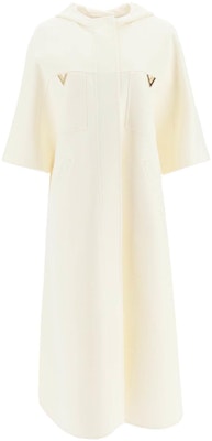 (Women) Valentino FW22 Solid Color Long Sleeve Hoodie Dress Off-White. 1B3CG3766JAA03 Order (Women) Valentino FW22 Solid Color Long Sleeve Hoodie Dress Off-White. 1B3CG3766JAA03