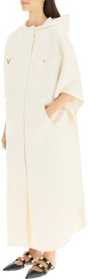 (Women) Valentino FW22 Solid Color Long Sleeve Hoodie Dress Off-White. 1B3CG3766JAA03 Purchase (Women) Valentino FW22 Solid Color Long Sleeve Hoodie Dress Off-White. 1B3CG3766JAA03