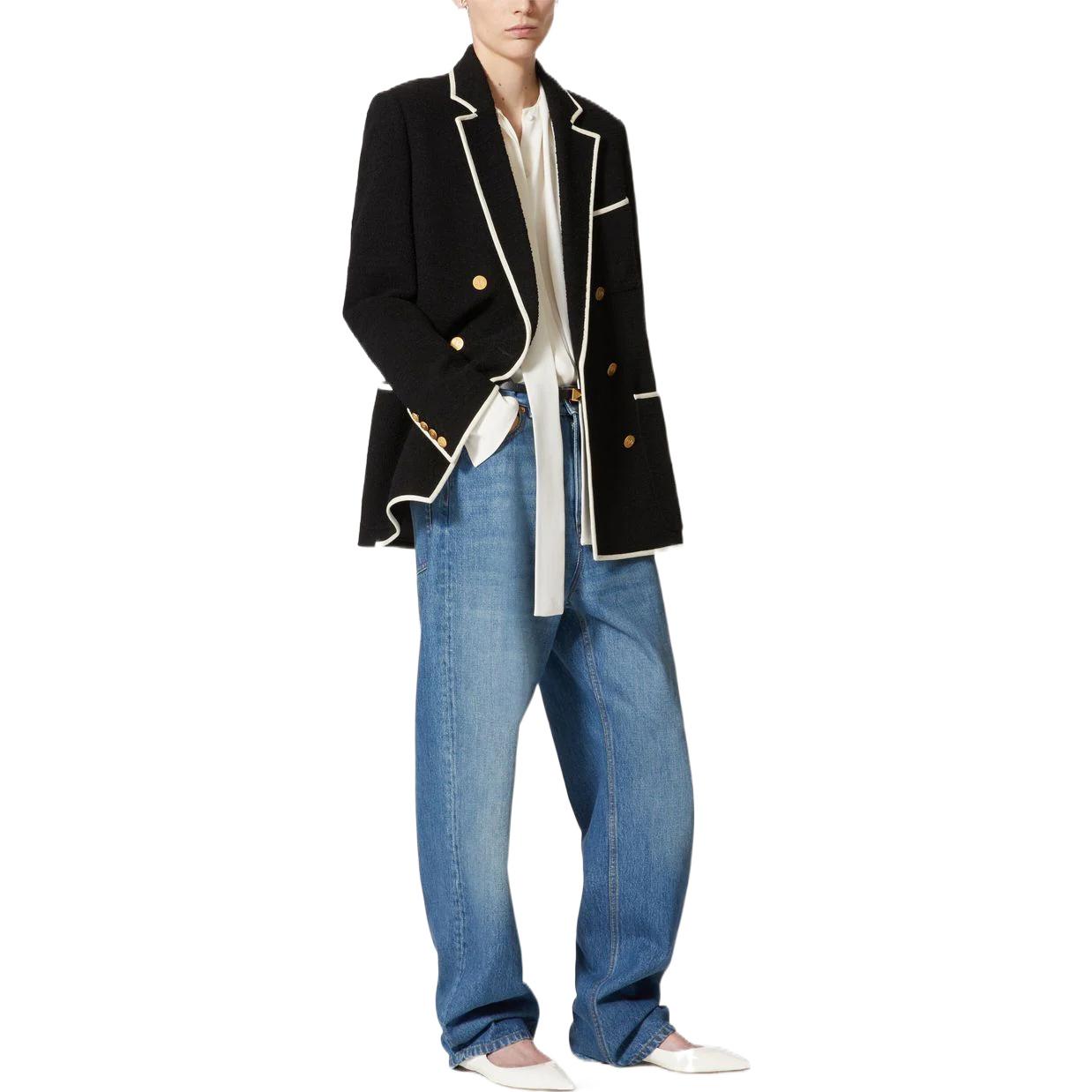 Purchase (W) Valentino FW22 Jeans Azul Rectos Lavados Casual. BDD14V7MT-558