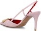 Shop (W) Valentino Garavani 9cm 'Pink Gold Stiletto' Tumit Tinggi Emas Merah Jambu 3W2S0R01DSH6E0