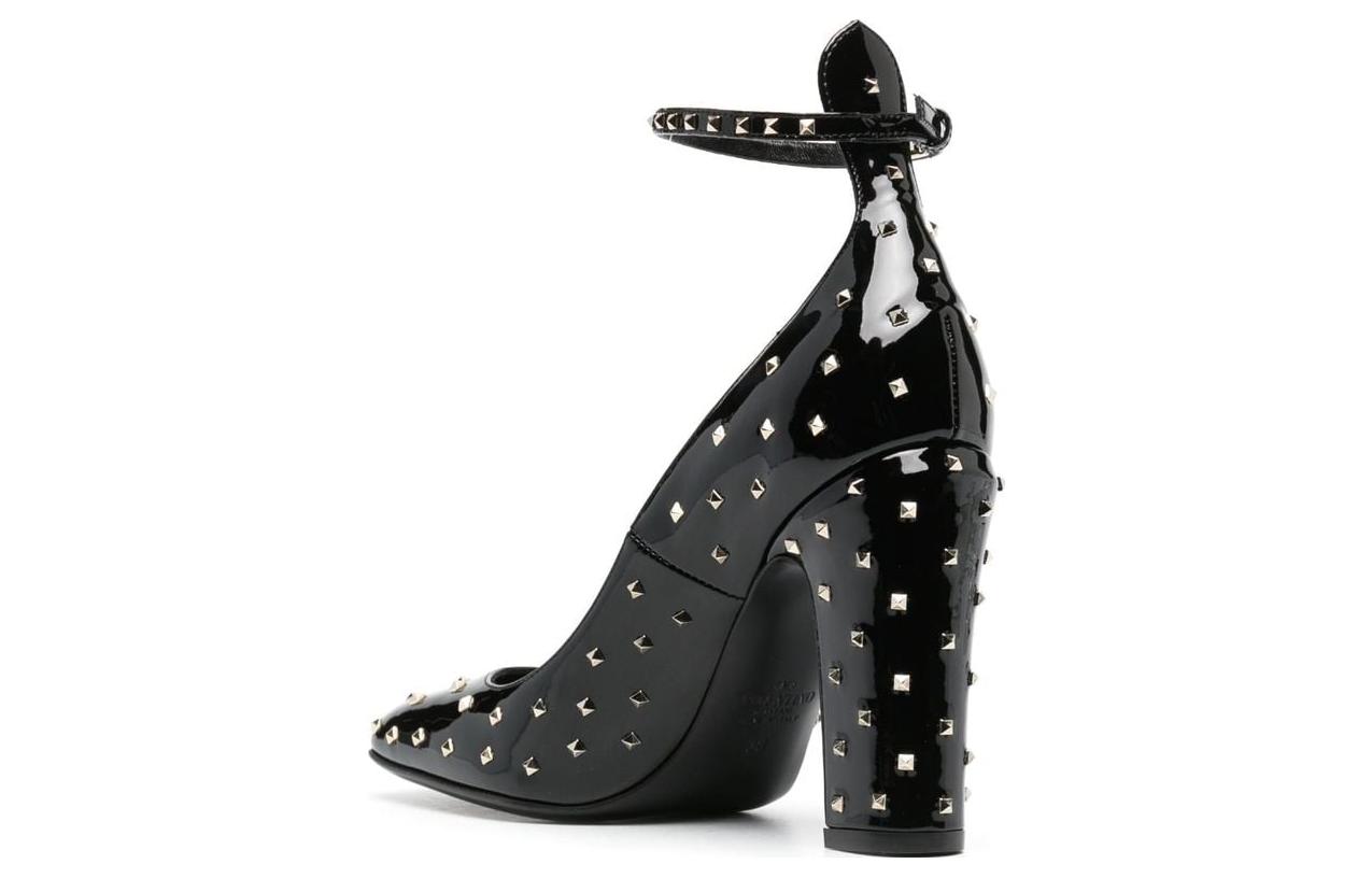 Lookbook (W) 발렌티노 가라바니 블랙 버클 블록 힐 2W2S0GH1MBY0NO