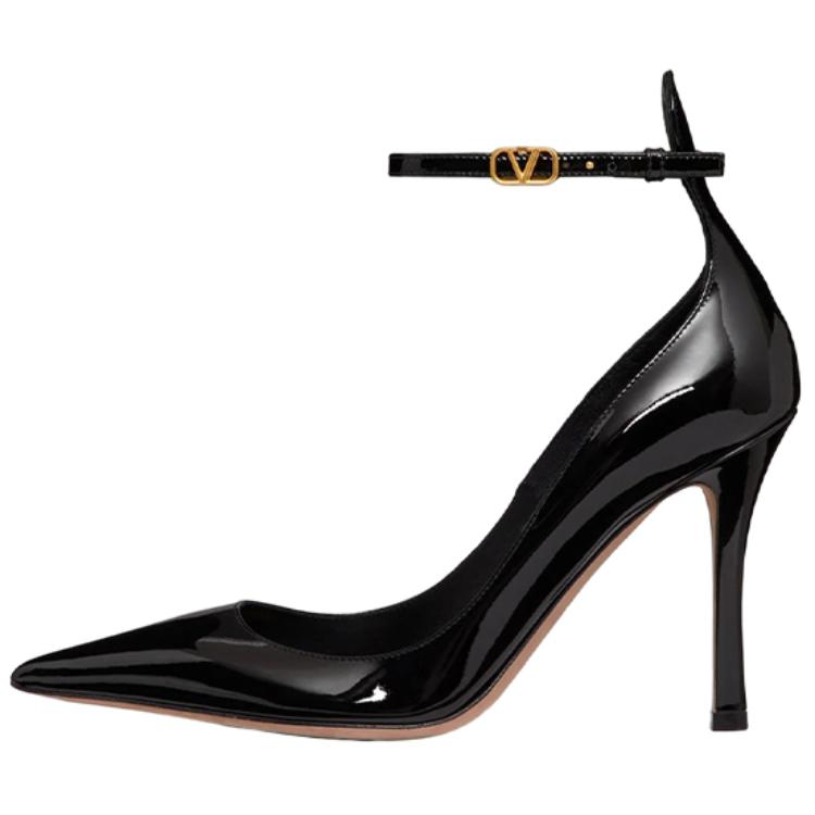 (Women) Valentino Garavani 'Black Buckle Stiletto' 1W2S0FI1VNE0NO