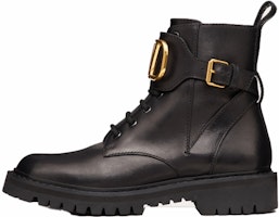 (Women) Valentino Garavani 'Black Calfskin Martin Boots' ZW2S0Q03BEK0NO (Women) Valentino Garavani 'Black Calfskin Martin Boots' ZW2S0Q03BEK0NO