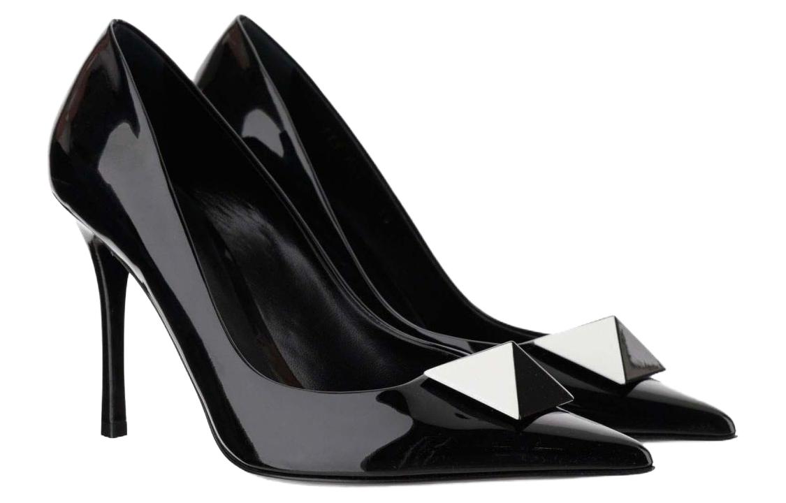 (W) Valentino Garavani 'Black Patent Pointed-Toe Stiletto' 圖 2