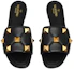 Lookbook (W) Valentino Garavani 'Selipar Flat Black Roman Stud' 1W2S0BK4ZCG0NO