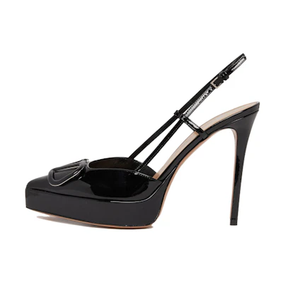 (W) Valentino Garavani 'Black Stiletto'