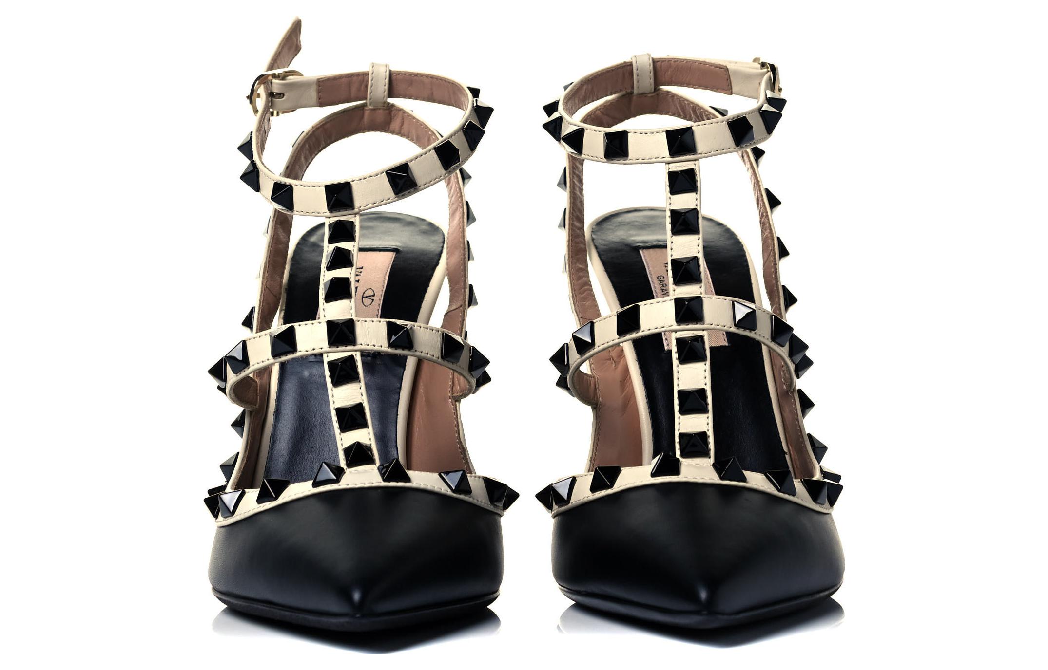 (W) Valentino Garavani 'Black White Studs' 圖 3