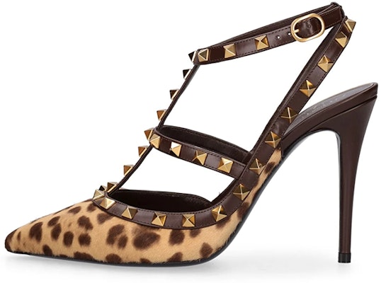 (Women) Valentino Garavani 'Brown Pointed-Toe Stiletto Pumps' 3W2S0375MSDMQU Buy (Women) Valentino Garavani 'Brown Pointed-Toe Stiletto Pumps' 3W2S0375MSDMQU