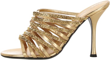 (Women) Valentino Garavani 'Gold Stiletto Slide' 2W2S0GG1RIGV6N (Women) Valentino Garavani 'Gold Stiletto Slide' 2W2S0GG1RIGV6N