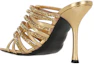 Shop (W) Valentino Garavani 'Sandalia de Tacón Dorado' 2W2S0GG1RIGV6N