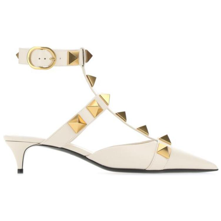 Order (W) 발렌티노 가라바니 아이보리 락스터드 하이힐 VW0S0CB3ZWMI16