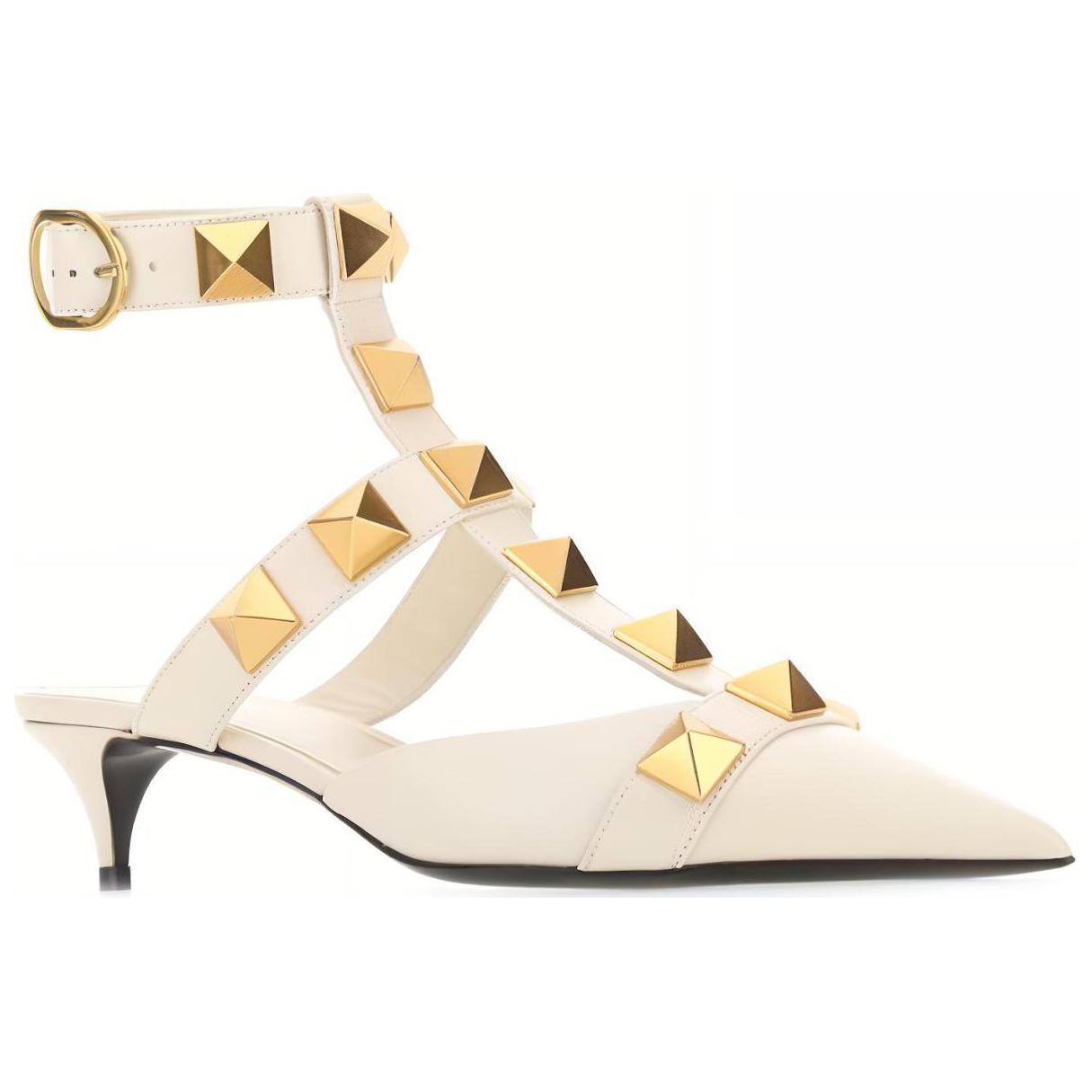 Lookbook (W) 발렌티노 가라바니 아이보리 락스터드 하이힐 VW0S0CB3ZWMI16